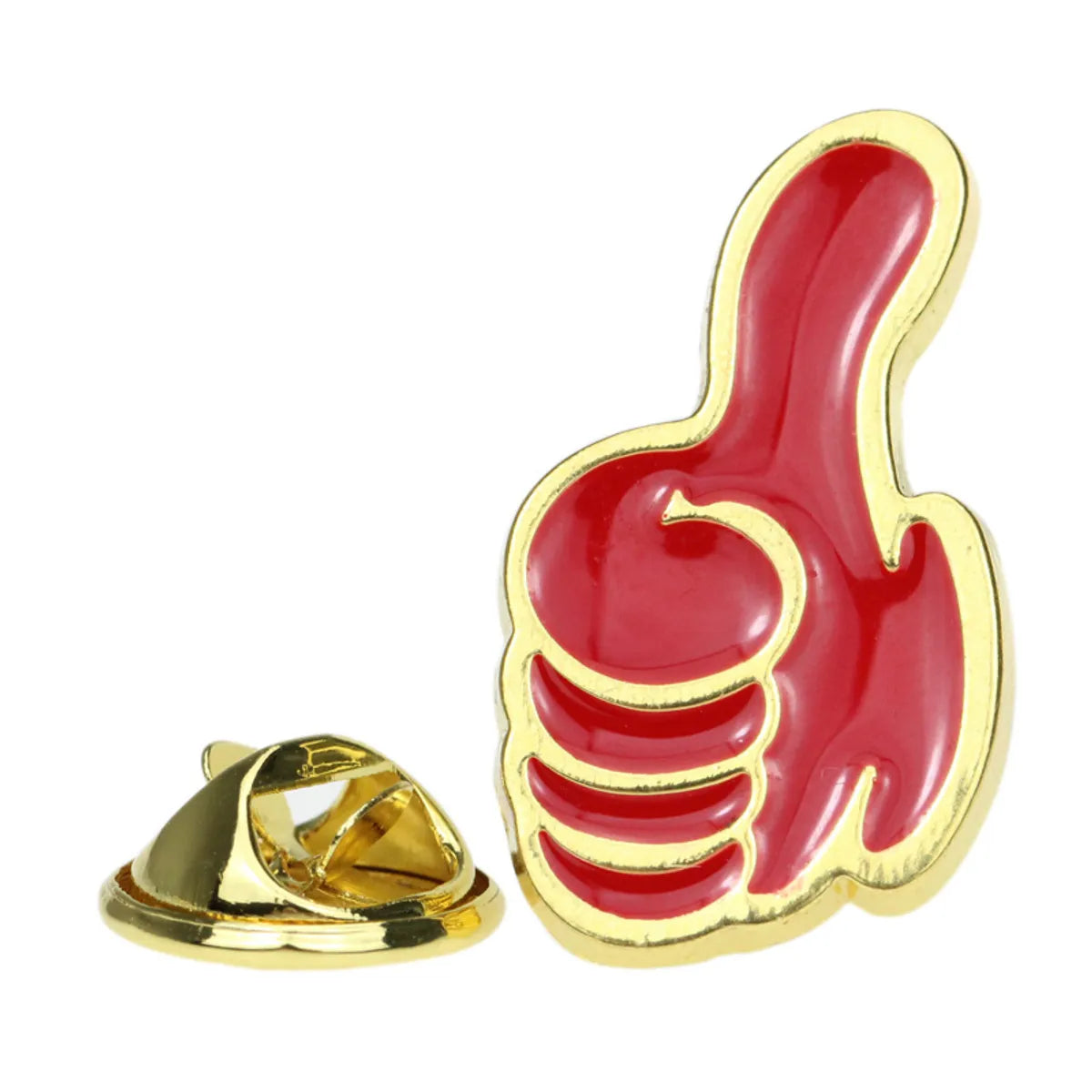 Cartoon Rock Contempt Gesture Brooch Clothing Creative Dripping Brooch