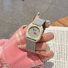Cartoon Silicone Alloy Student Watch With Square Dial And Mineral Strengthened Mirror