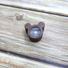 Cartoon Solid Wood Single Ring Box With Transparent Lid Retro Wooden Jewelry Storage Box For Wedding Proposal Ring Packaging