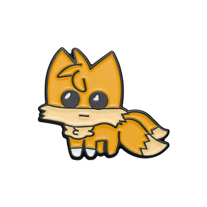 Cartoon Style Animal  Fox Alloy Stoving Varnish Plating Unisex Brooches