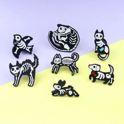 Cartoon Style Animal Alloy Enamel Unisex Brooches