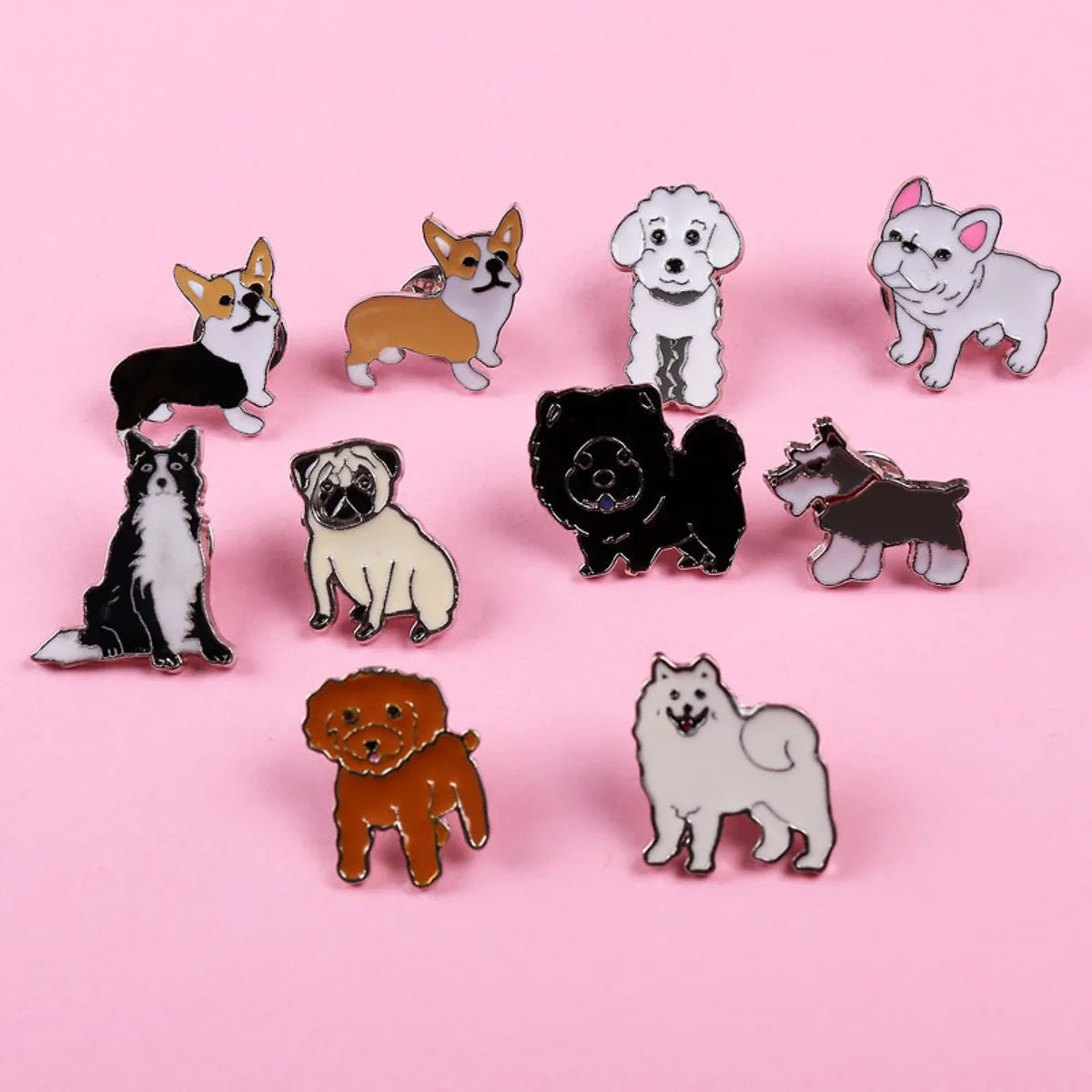 Cartoon Style Animal Alloy Enamel Unisex Brooches