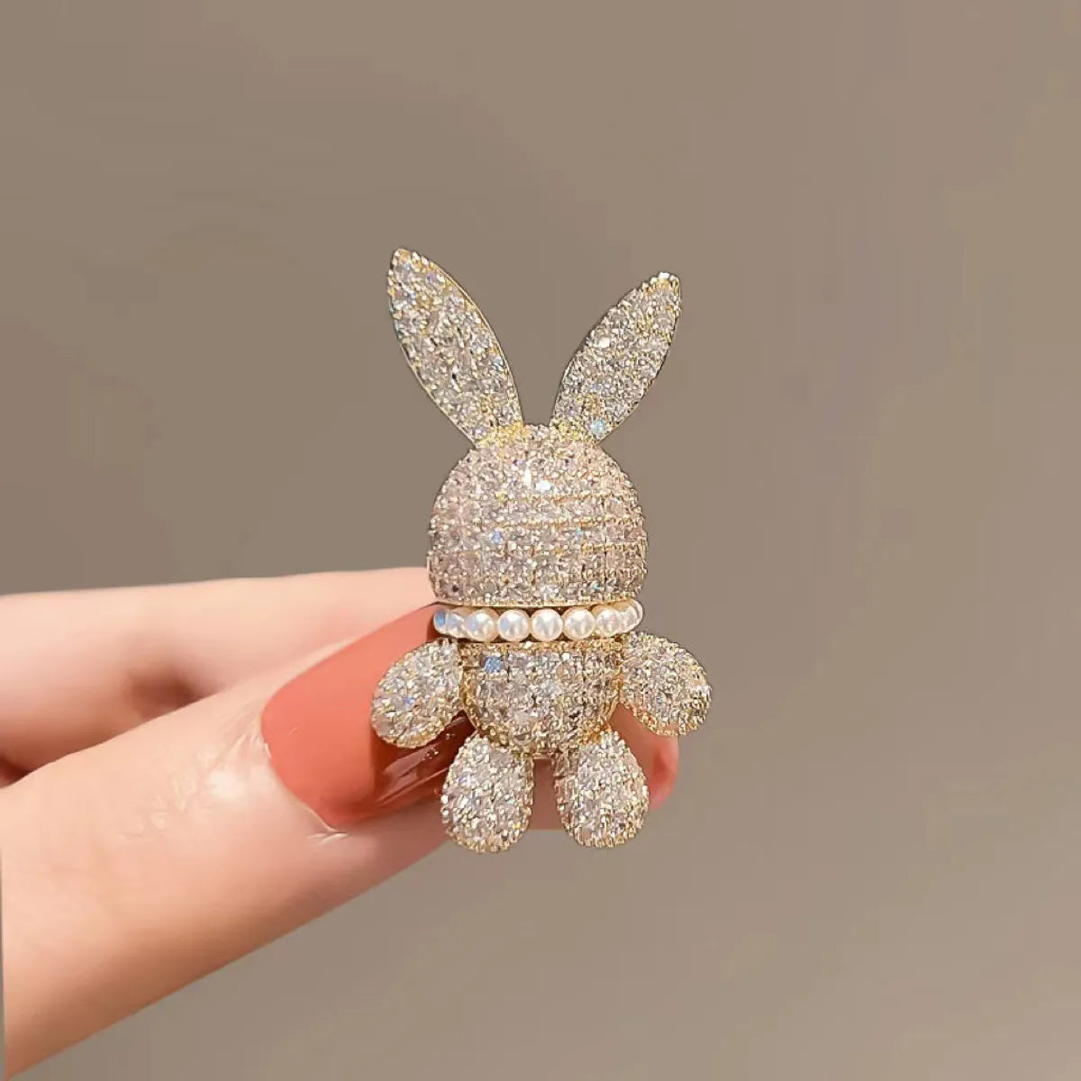 Cartoon Style Animal Alloy Plating Inlay Artificial Pearls Artificial Diamond Unisex Brooches