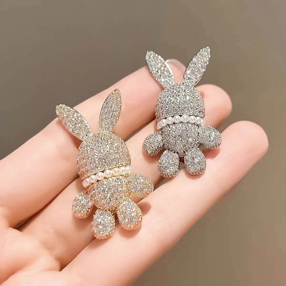 Cartoon Style Animal Alloy Plating Inlay Artificial Pearls Artificial Diamond Unisex Brooches