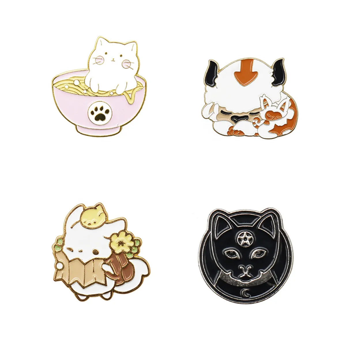 Cartoon Style Animal Alloy Plating Unisex Brooches