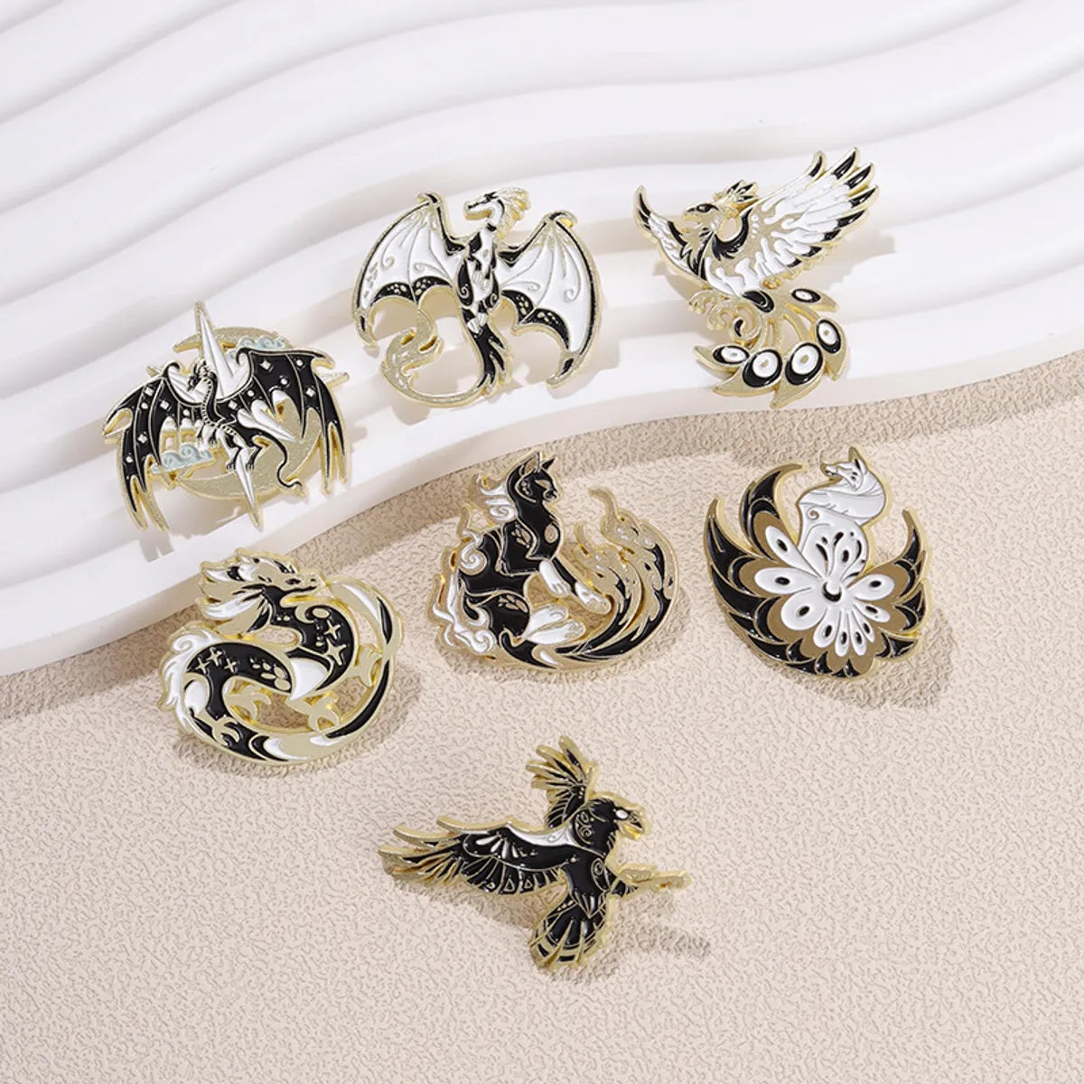 Cartoon Style Animal Alloy Stoving Varnish Unisex Brooches