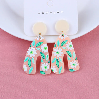 Cartoon Style Animal Arylic Earrings