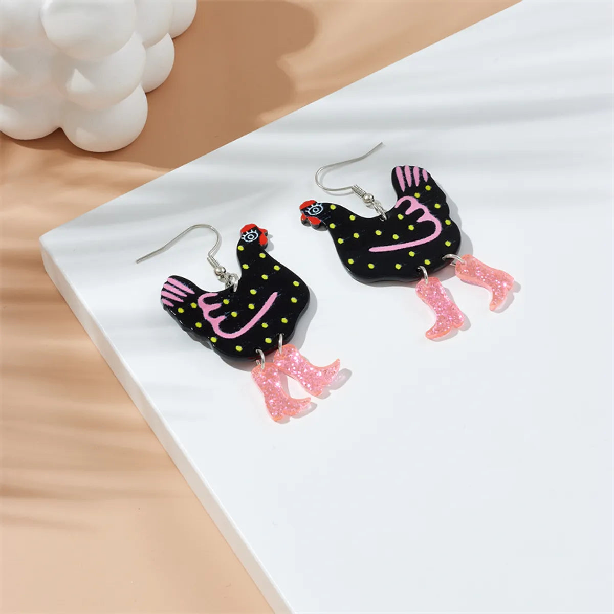 Cartoon Style Animal Arylic Women'S Drop Earrings