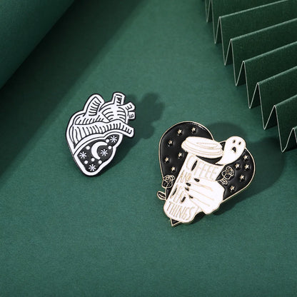 Cartoon Style Animal Letter Alloy Stoving Varnish Unisex Brooches