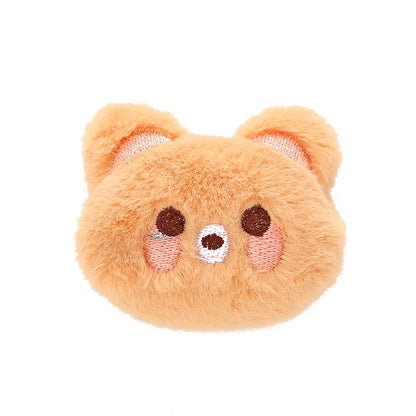 Cartoon Style Animal Plush Kid'S Brooches