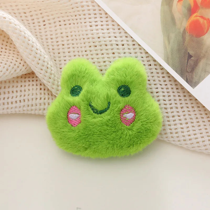 Cartoon Style Animal Plush Kid'S Brooches