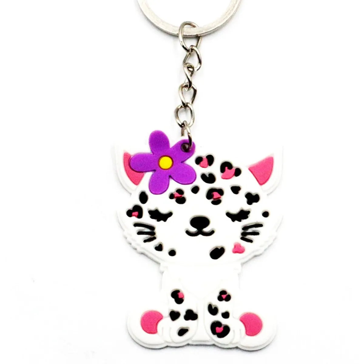 Cartoon Style Animal PVC Unisex Bag Pendant Keychain