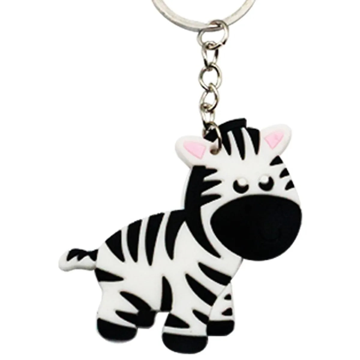 Cartoon Style Animal PVC Unisex Bag Pendant Keychain