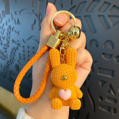 Cartoon Style Animal Resin Women'S Bag Pendant Keychain