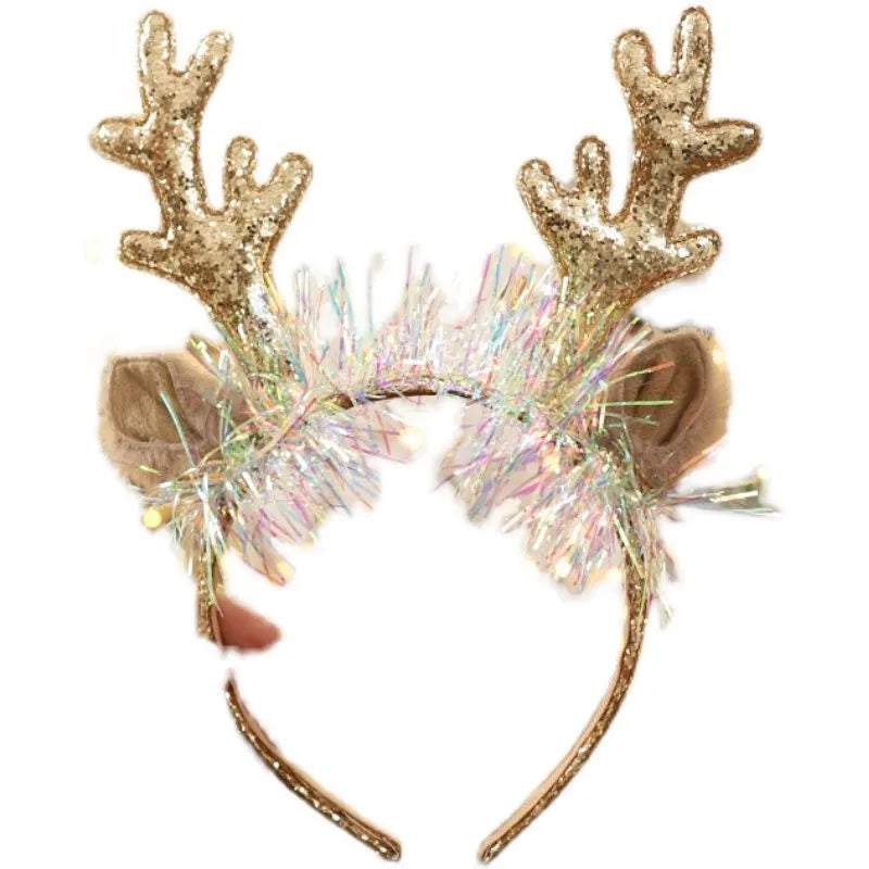 Cartoon Style Antlers Cloth Handmade Hair Band 1 Piece