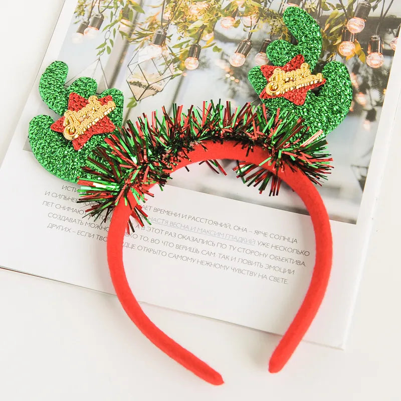 Cartoon Style Antlers Cloth Handmade Hair Band 1 Piece