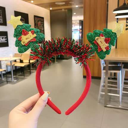 Cartoon Style Antlers Cloth Handmade Hair Band 1 Piece