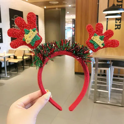 Cartoon Style Antlers Cloth Handmade Hair Band 1 Piece