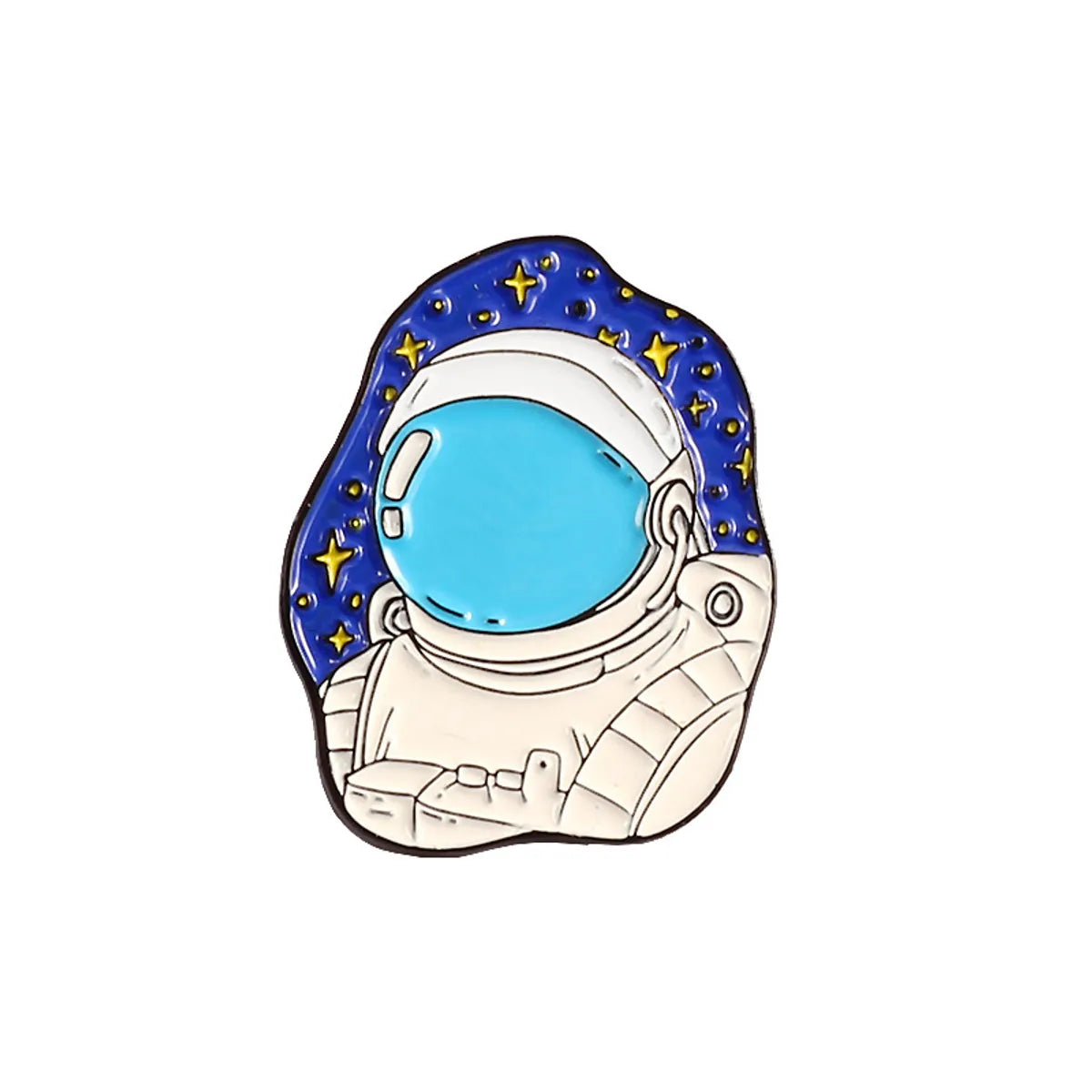 Cartoon Style Astronaut Alloy Enamel Unisex Brooches