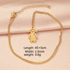 Wholesale Jewelry Cartoon Style Basic Streetwear Geometric Customization Laser Engraving Stainless Steel Zircon 18K Gold Plated Plating Inlay Pendant Necklace