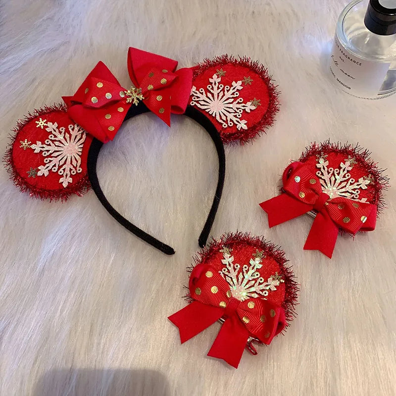 Cartoon Style Bow Knot Synthetic Fibre Alloy Three-Dimensional Hair Clip Hair Band