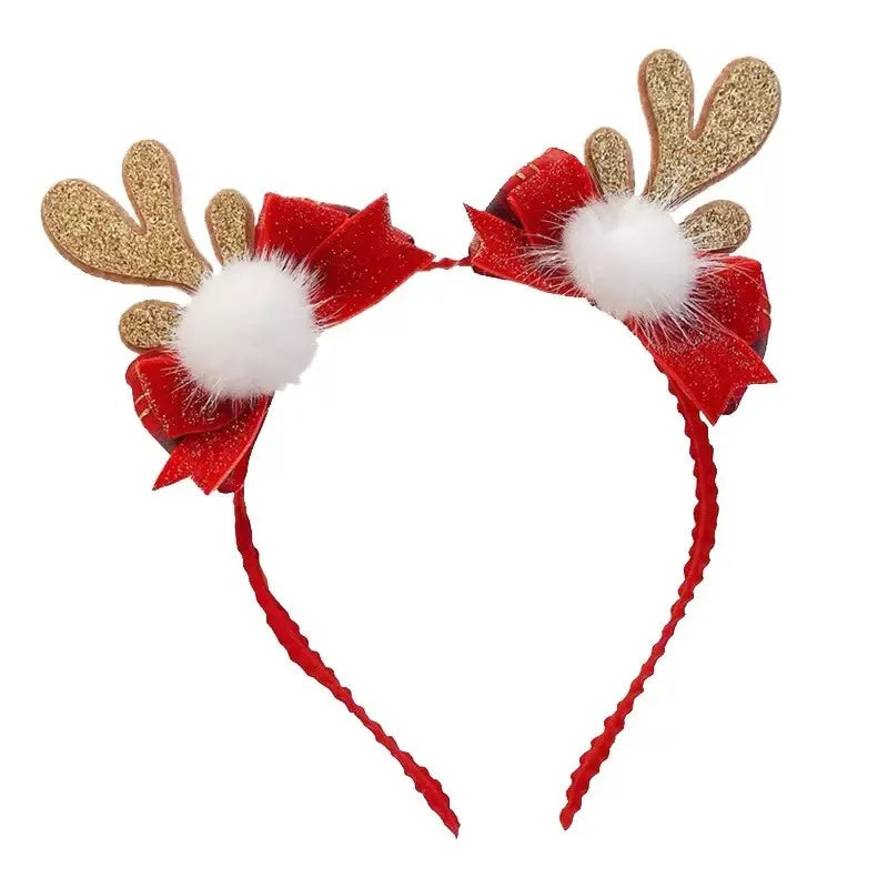 Cartoon Style Bow Knot Synthetic Fibre Alloy Three-Dimensional Hair Clip Hair Band