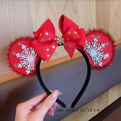 Cartoon Style Bow Knot Synthetic Fibre Alloy Three-Dimensional Hair Clip Hair Band