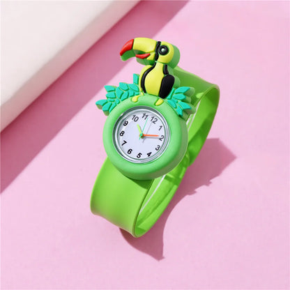 Cartoon Style Butterfly Buckle Quartz Kids Watches