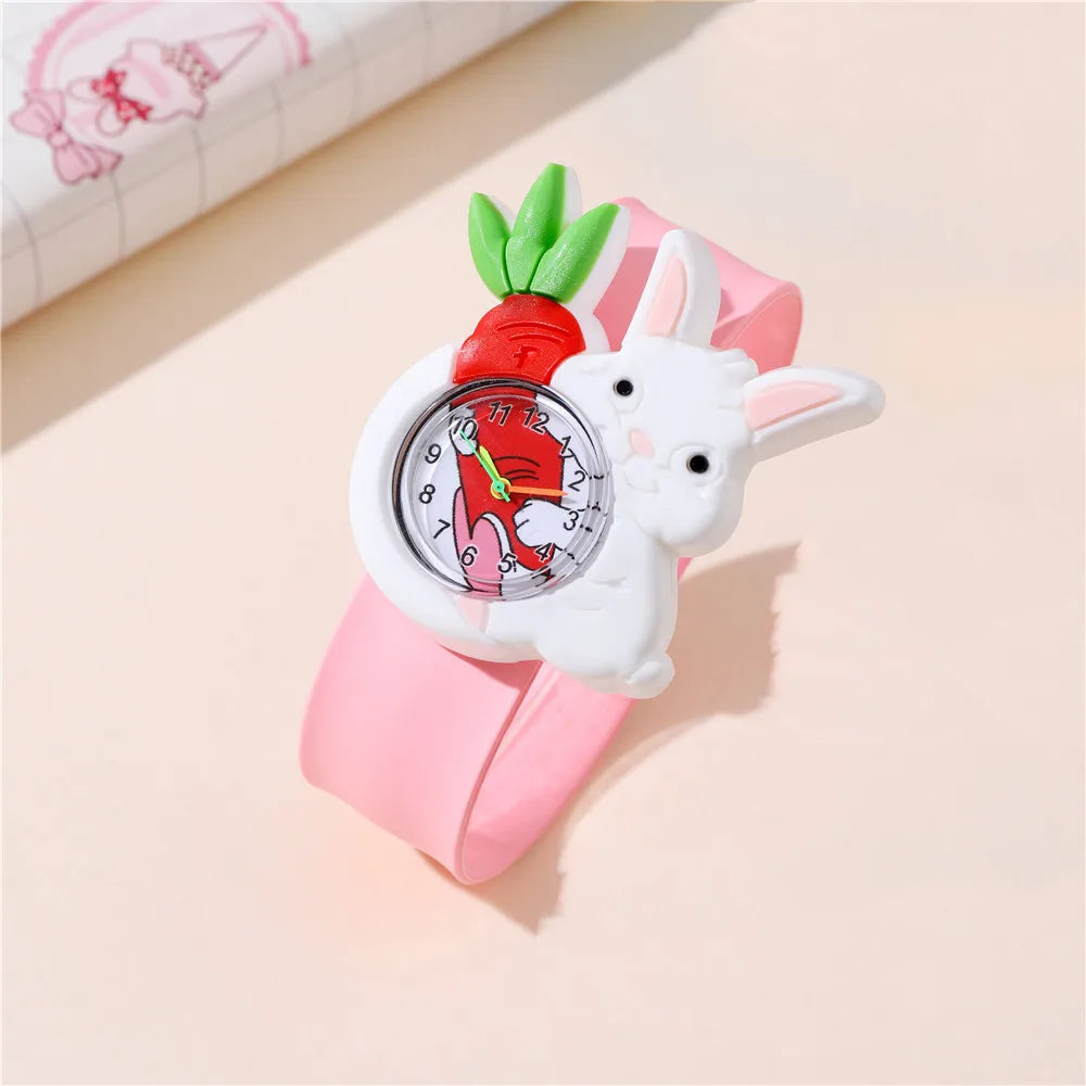 Cartoon Style Butterfly Buckle Quartz Kids Watches