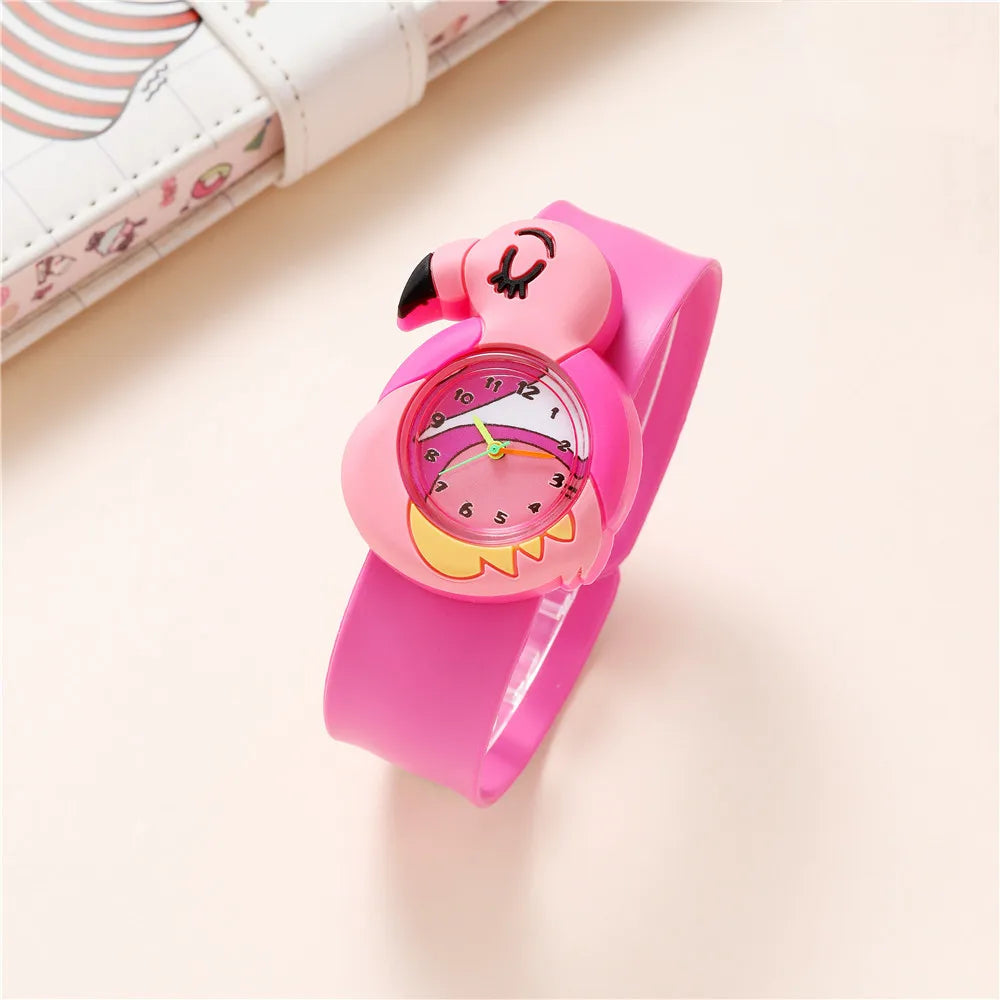 Cartoon Style Butterfly Buckle Quartz Kids Watches