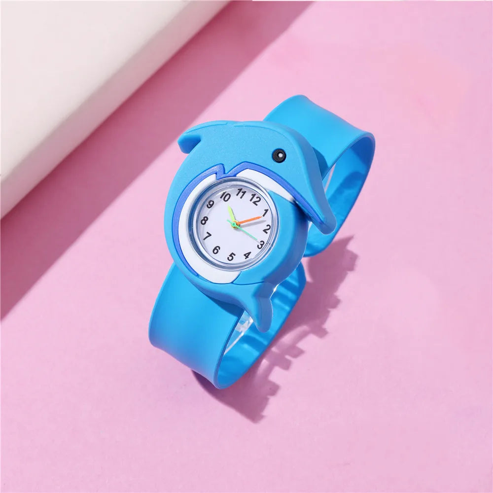 Cartoon Style Butterfly Buckle Quartz Kids Watches