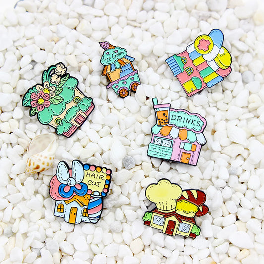 Cartoon Style Cartoon Alloy Enamel Unisex Brooches