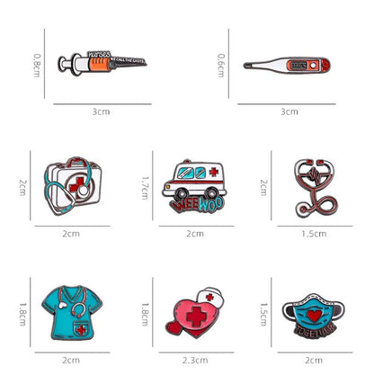 Cartoon Style Cartoon Alloy Enamel Unisex Brooches