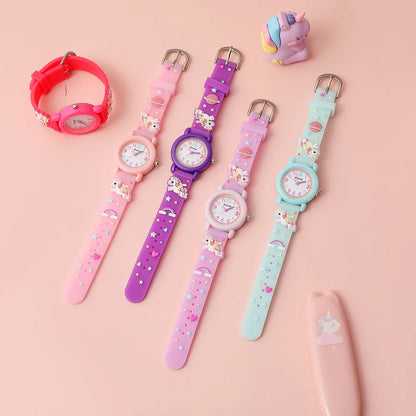 Cartoon Style Cartoon Buckle Quartz Kids Watches