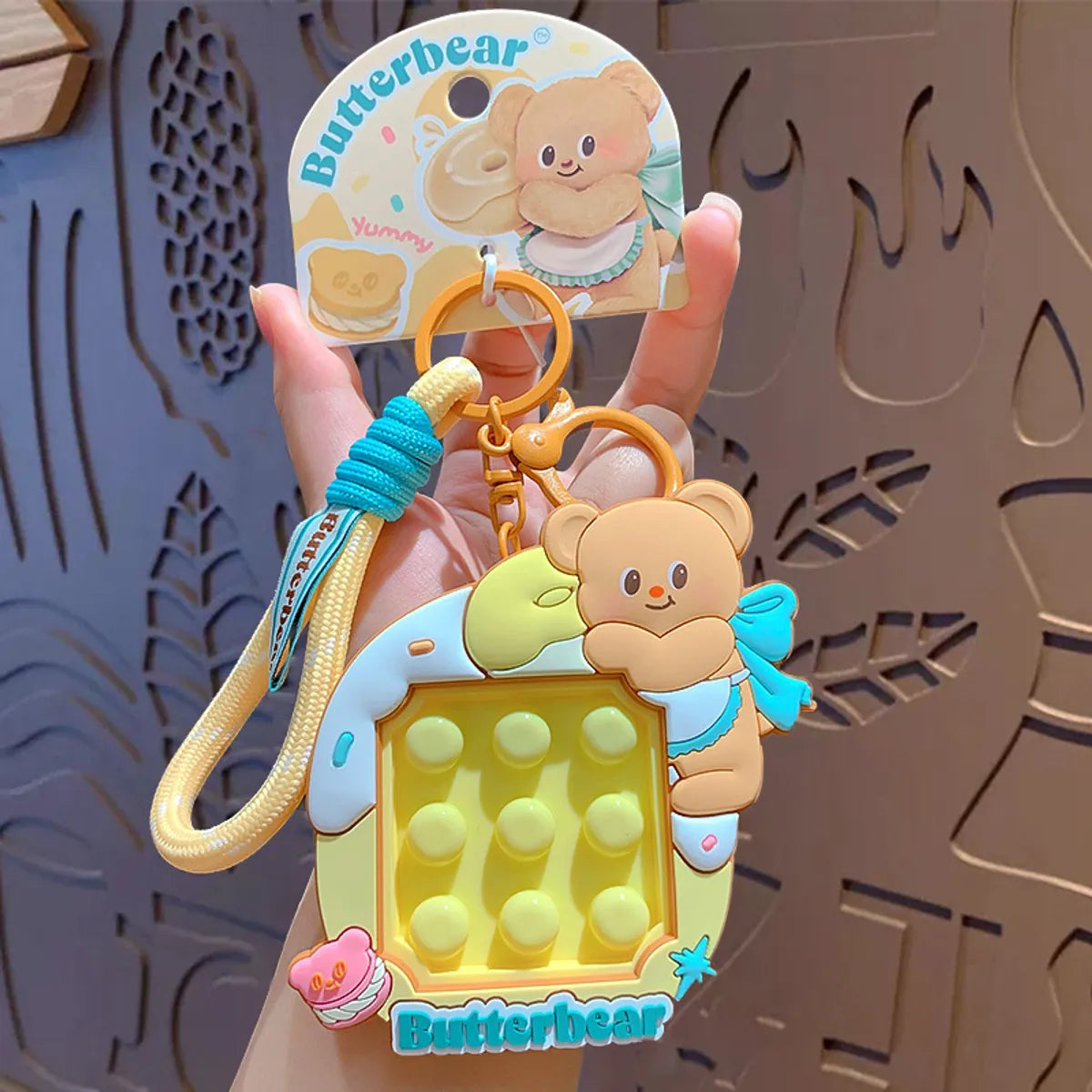 Cartoon Style Cartoon Character Bear PVC Alloy Women'S Keychain