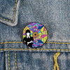 Cartoon Style Cartoon Character Mixed Materials Printing Unisex Brooches