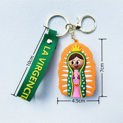 Cartoon Style Cartoon Character Pvc Unisex Bag Pendant Keychain