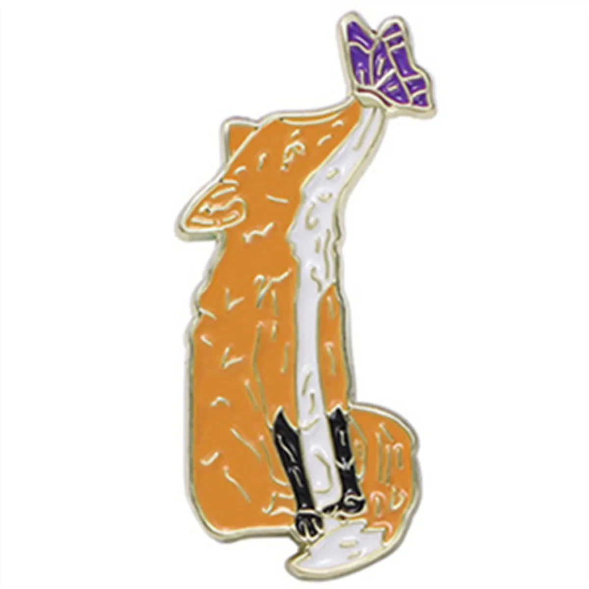 Cartoon Style Cartoon Dog Cat Alloy Unisex Brooches Collar Pin