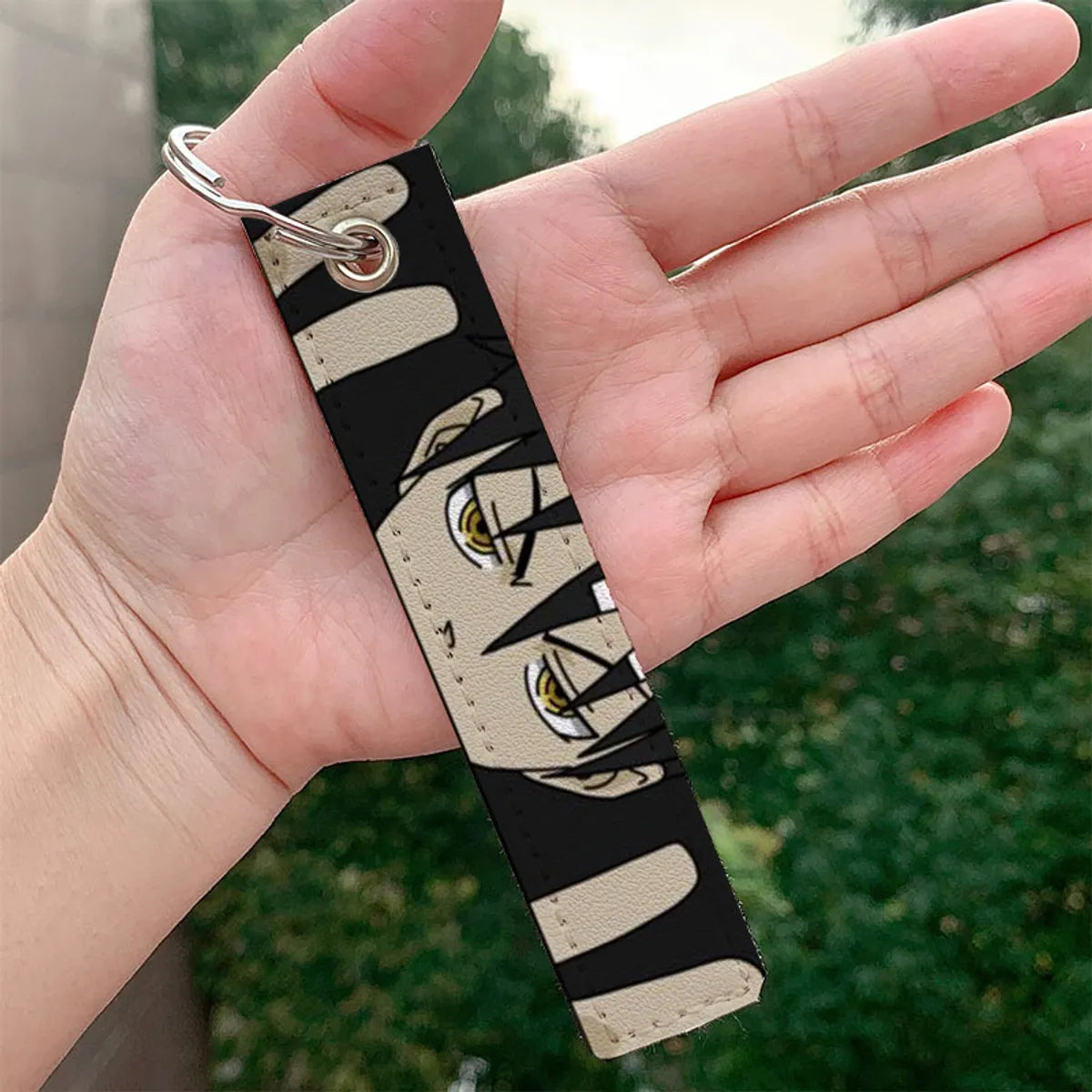 Cartoon Style Cartoon Pu Leather Printing Bag Pendant Keychain