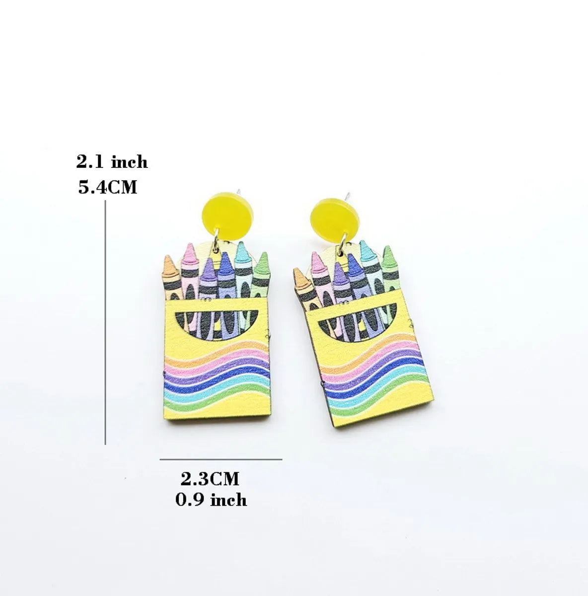 Cartoon Style Cartoon Wood Women'S Drop Earrings