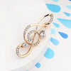 Cartoon Style Cello Flower Alloy Enamel Inlay Rhinestones Unisex Brooches