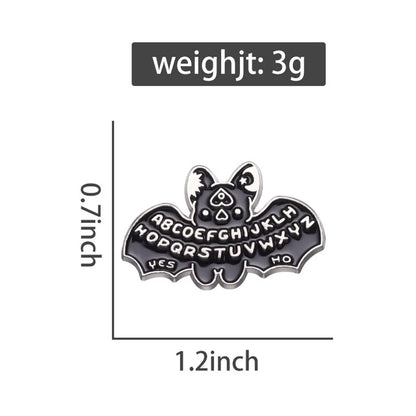 Cartoon Style Classic Style Cross Pumpkin Skull Alloy Stamping Stoving Varnish Plating Unisex Brooches