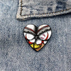 Cartoon Style Color Block Alloy Printing Unisex Brooches