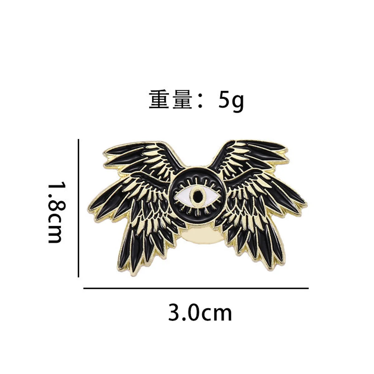 Cartoon Style Crow Bird Alloy Stamping Stoving Varnish Plating Unisex Brooches