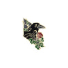 Cartoon Style Crow Bird Alloy Stamping Stoving Varnish Plating Unisex Brooches