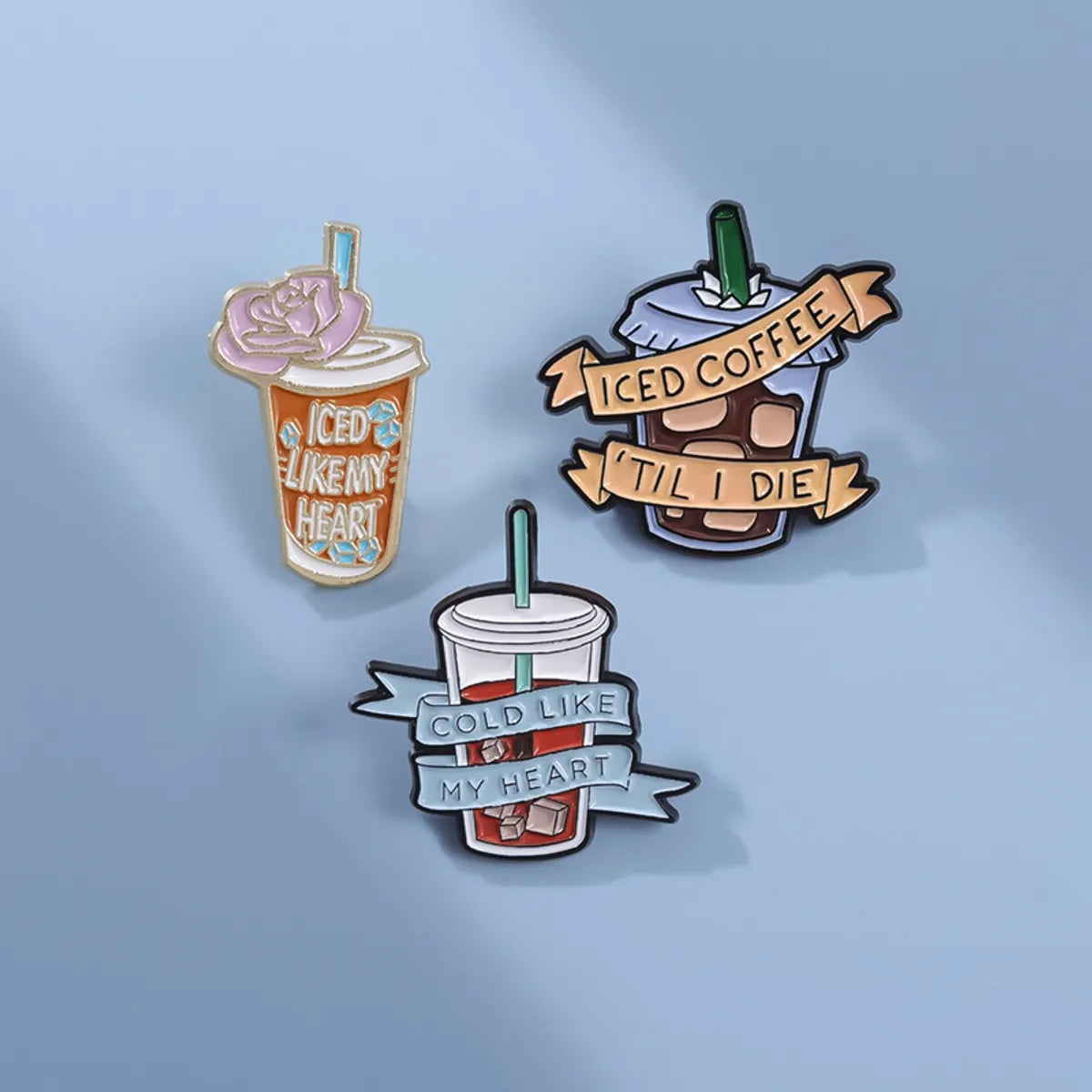 Cartoon Style Cup Alloy Plating Unisex Brooches