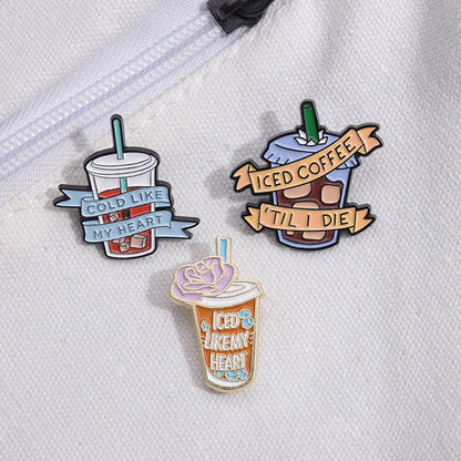 Cartoon Style Cup Alloy Plating Unisex Brooches