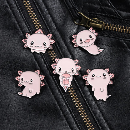 Cartoon Style Cute Animal Alloy Stamping Stoving Varnish Plating Women'S Brooches