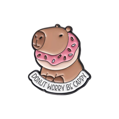 Cartoon Style Cute Animal Bear Alloy Plating Unisex Brooches