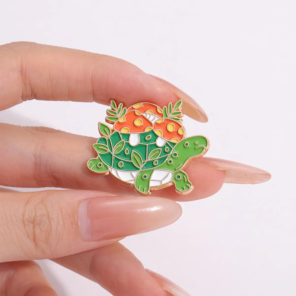 Cartoon Style Cute Animal Flower Alloy Stoving Varnish Plating Unisex Brooches